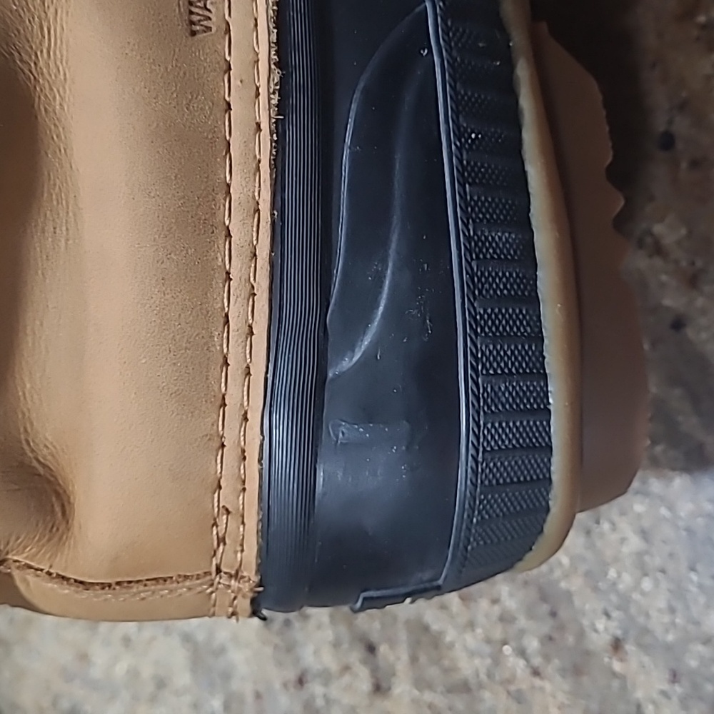 Sorel Cheyanne II Lace Boots - Tan Leather Size 8 - Picture 11 of 12